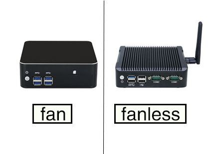 The role of fan and fanless