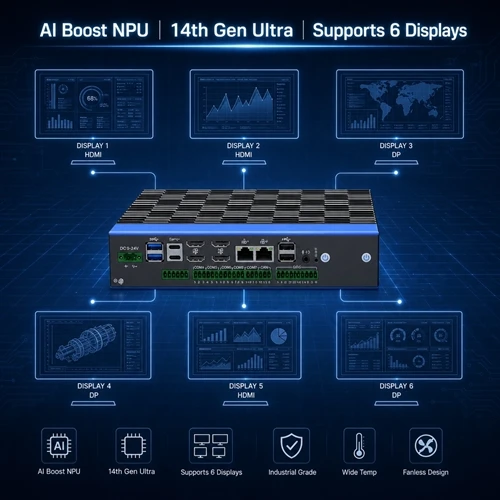 IWILL IBOX-3426: Intel Core Ultra AI Mini PC With NPU & 6-Display